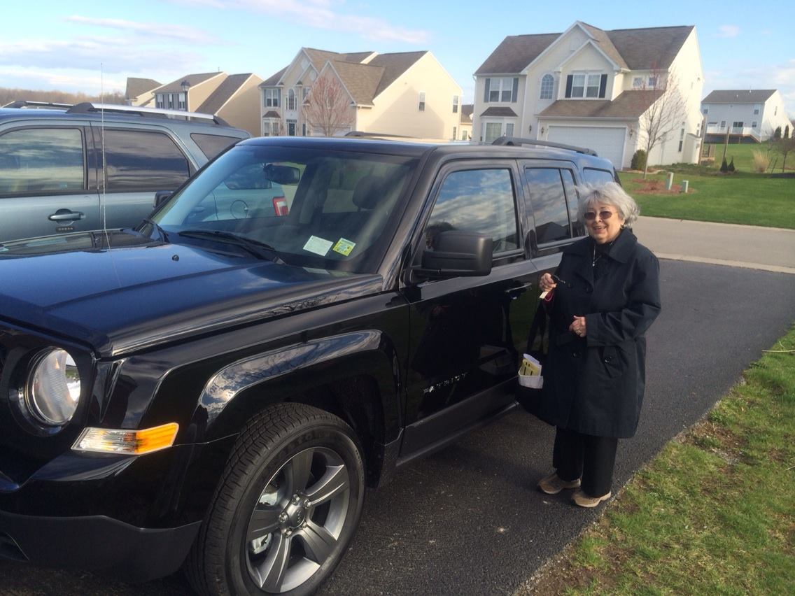 Janet with her Jeep